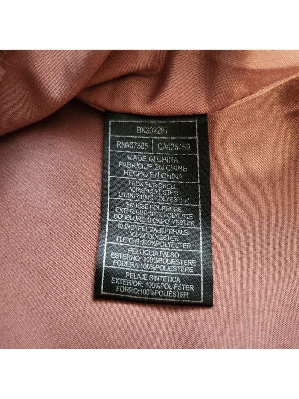 BB Dakota Blush Faux Fur Coat - Picture 6 of 9